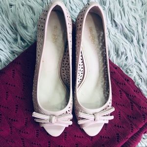 East5th Blush Cutout Wedges